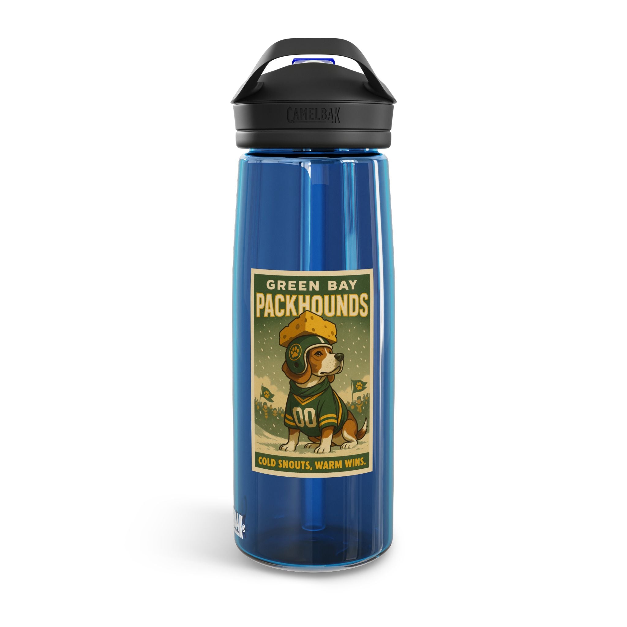 Green Bay Packhouds 25oz CamelBak Water Bottle – Funny Dog Football Team Gift